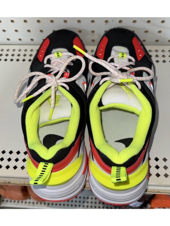 Nike M2K Tekno Black Volt Crimson Mens Leather Athletic Shoes Sneakers Size 9.5 main image 7